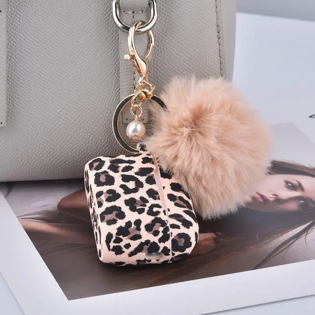 Alt view image 4 of 6 - Case Compatible with AirPod Pro 2 Protective Cover with Keychain (521-Leopard Pink)