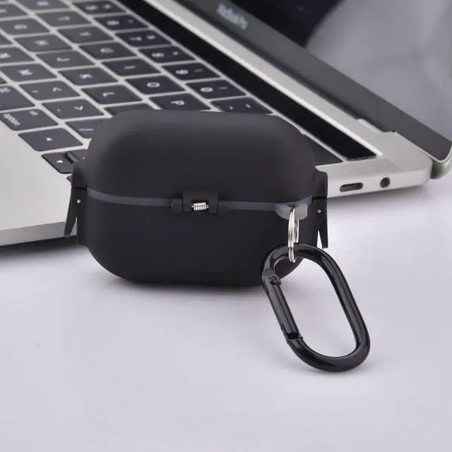 Alt view image 5 of 6 - Case Compatible with AirPod Pro 2 Protective Cover with Keychain (503-Black)