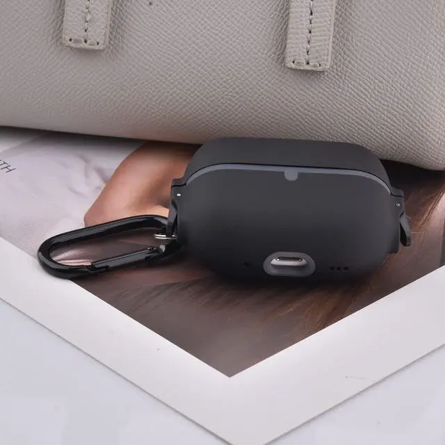 Alt view image 6 of 6 - Case Compatible with AirPod Pro 2 Protective Cover with Keychain (503-Black)