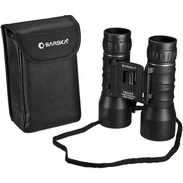 Alt view image 2 of 7 - Lucid View 16x42 Classic Compact Binoculars for Outdoor Travel Hunting Hiking Events