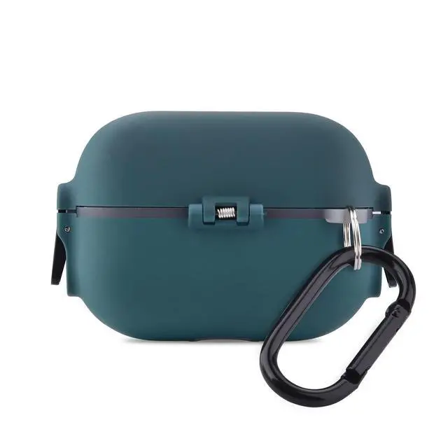 Alt view image 2 of 6 - Case Compatible with AirPod Pro 2 Protective Cover with Keychain (503-Green)