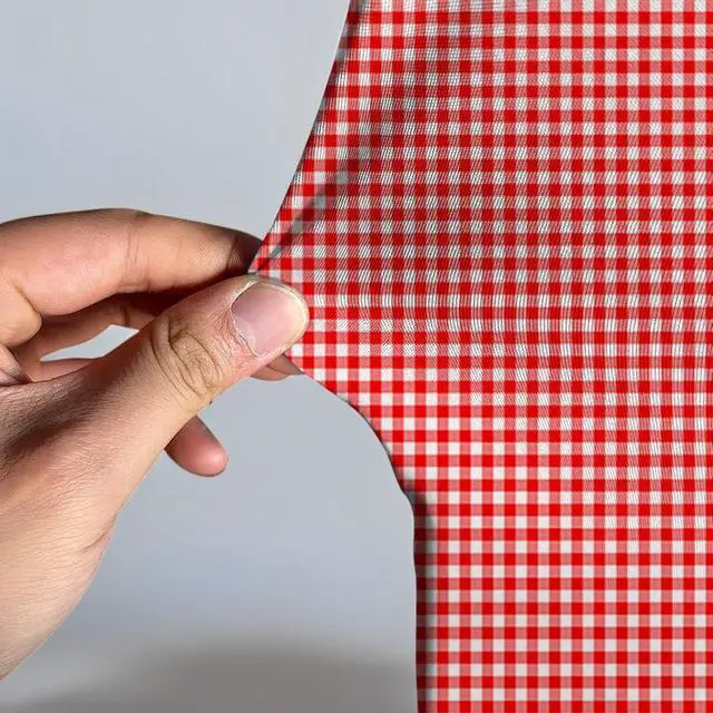 Alt view image 5 of 6 - Red-and-White-Checkered Arch Backdrop Cover Kids Red Farm Parties Chiara Backdrops Decorations Arched Wall Covers Stands Display Props Farm Banner GX233 2.5ft * 6ft