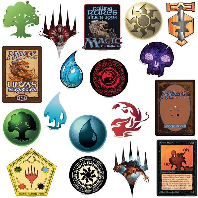 Alt view image 4 of 6 - Magic: The Gathering 200 Vinyl Stickers Waterproof Die-Cut Decals Laptop