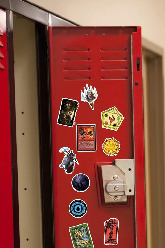 Alt view image 6 of 6 - Magic: The Gathering 200 Vinyl Stickers Waterproof Die-Cut Decals Laptop