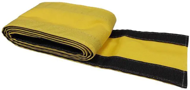 Main image of Carpet Cord Cover 3 Inch Wide 30 Feet Long Yellow Floor Cord Cover | Durable Cordura Nylon | Carpet Cable Cover | Cord Hider | Cable Protector