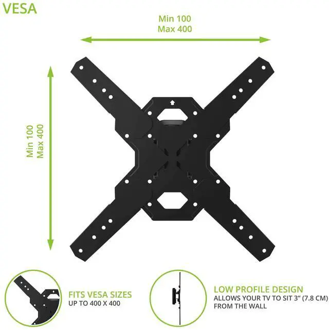 Alt view image 2 of 7 - PS100 Tilting Mount for 26-inch to 60-inch TVs