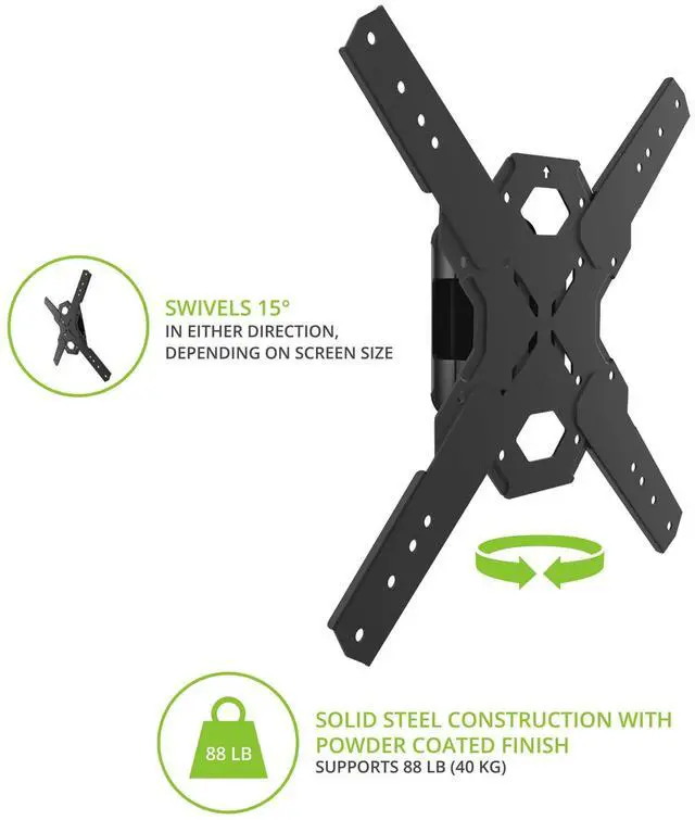 Alt view image 4 of 7 - PS100 Tilting Mount for 26-inch to 60-inch TVs
