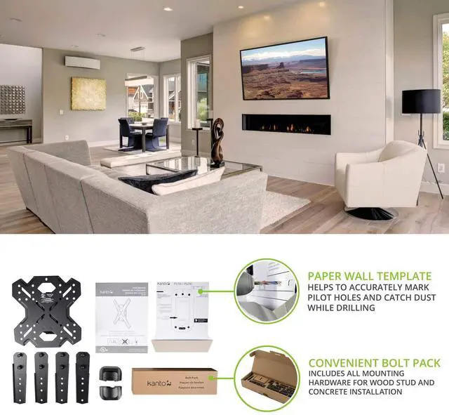 Alt view image 5 of 7 - PS100 Tilting Mount for 26-inch to 60-inch TVs