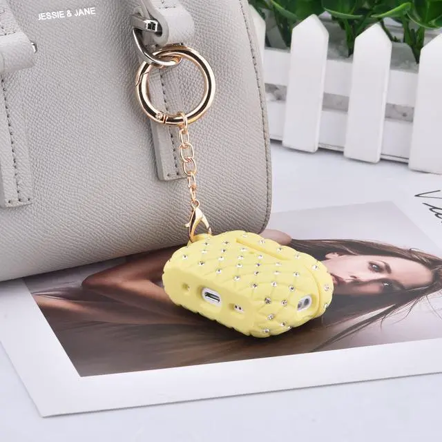 Alt view image 5 of 6 - Case Compatible with AirPod Pro 2 Protective Cover with Keychain (516-Lemon Yellow)