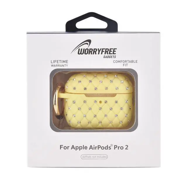Alt view image 6 of 6 - Case Compatible with AirPod Pro 2 Protective Cover with Keychain (516-Lemon Yellow)