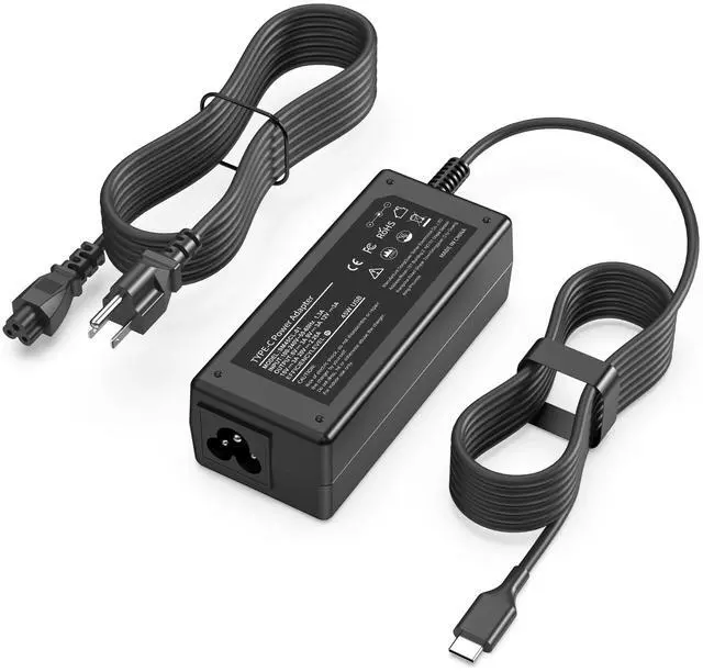 Main image of Chromebook Charger, 45W USB C Laptop Charger Compatible with HP Lenovo Dell Acer Asus Samsung Google and All Type-C Device