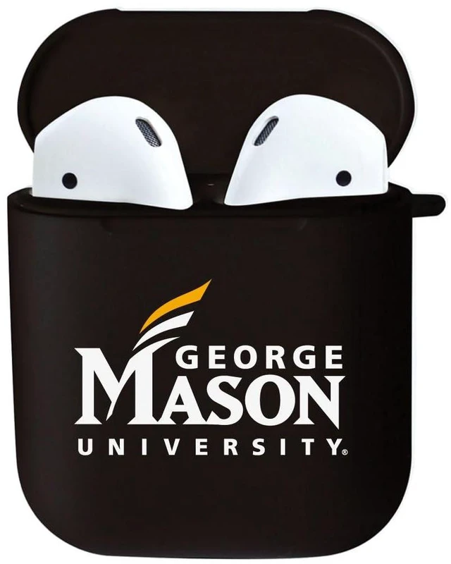 Alt view image 4 of 5 - AirPods Case, George Mason University AirPods Pro (Gen 1 & 2) / White (TPU)