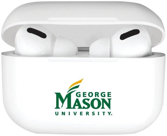 Main image of AirPods Case, George Mason University AirPods Pro (Gen 1 & 2) / White (TPU)