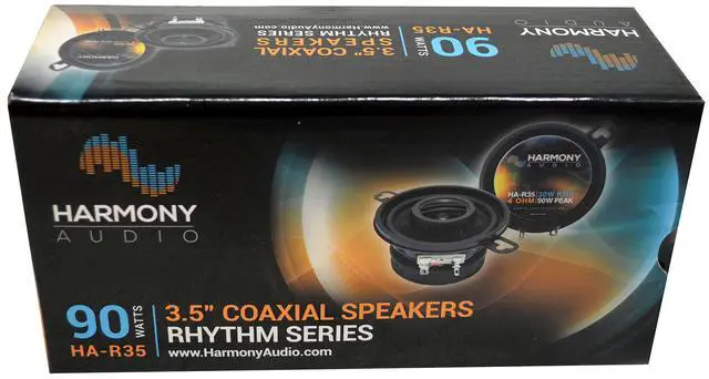 Alt view image 4 of 5 - Fits 2002-2006 Toyota Camry 3.5" Dash Speakers with Harness | Direct factory replacement, plug-in kit for 2003 models, sound upgrade for clear tone, 3.5 inch car size, no splicing needed