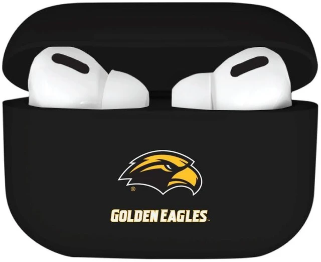 Alt view image 6 of 7 - AirPods Case, University of Southern Mississippi AirPods (3rd Gen) / White (TPU)