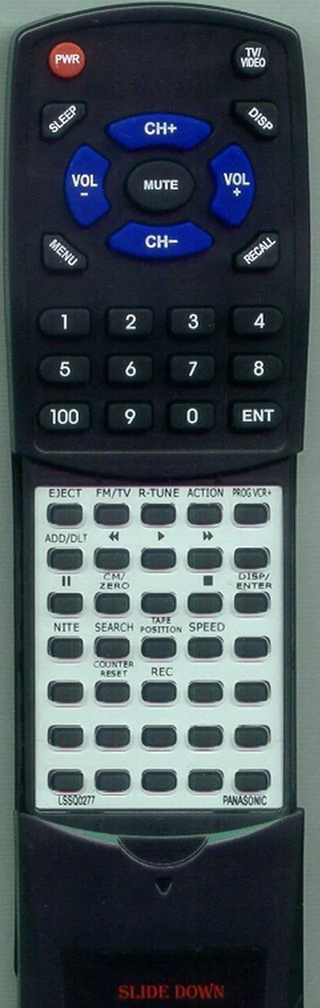 Main image of Replacement Remote Control for PANASONIC PVC2541, LSSQ0277