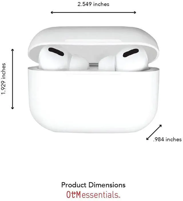 Alt view image 3 of 4 - Officially Licensed University of Arkansas - Fayetteville Airpods Case, Compatible with Apple AirPods 3rd Gen (TPU), Wireless Charging, Earbuds Case, Classic, White