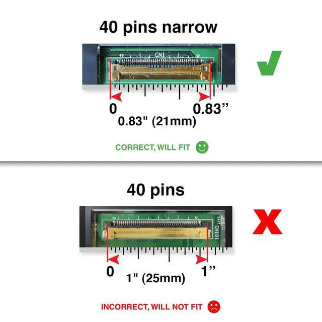 Alt view image 2 of 7 - Screen for MSI Sword 15 A12UE 40 Pins FHD 1920x1080 LCD LED Display | Replacement, Matte, Tools and Tape Included