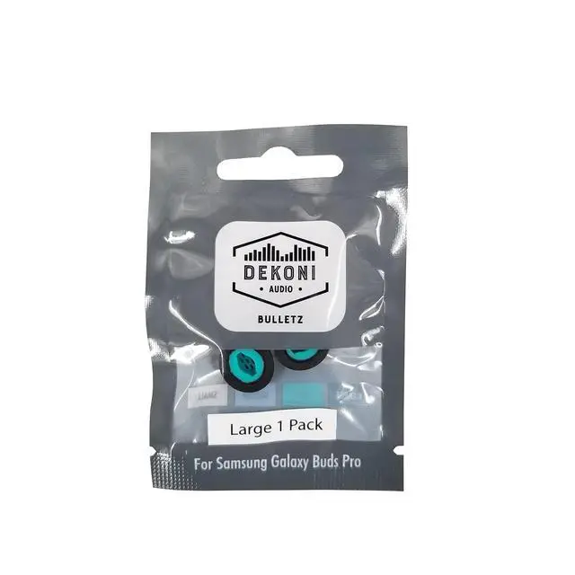 Alt view image 6 of 6 - Bulletz Replacement for Galaxy Buds Pro Ear Tips | Memory Foam Earbud Tips | Fits in Galaxy Buds Case (Large, Single Pair)