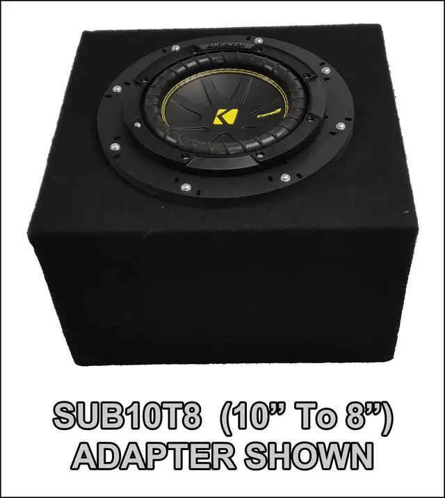 Alt view image 3 of 4 - 15" to 12" Subwoofer Adapters - 1/2" thick - 1 Pair