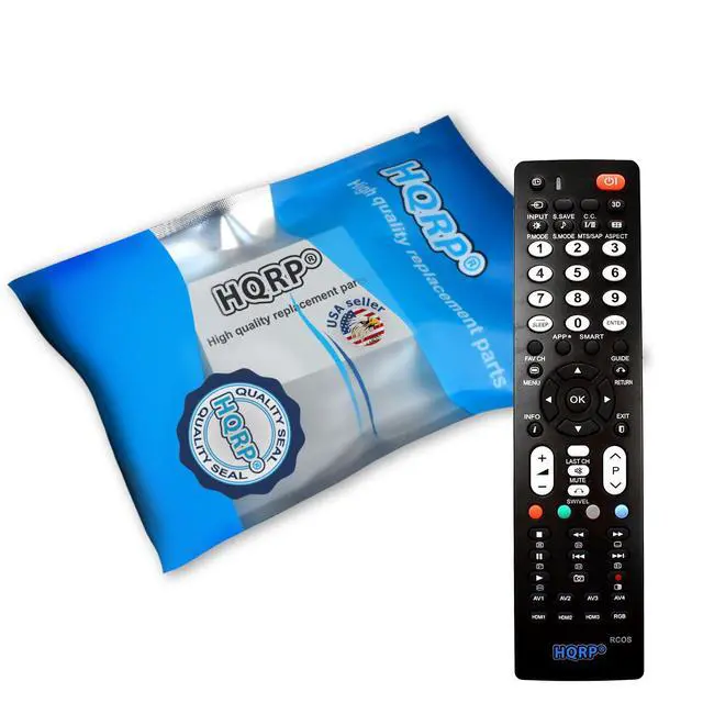 Alt view image 2 of 7 - Remote Control Compatible with Hitachi CLE-960 HL02121 CLU-49121S 44HDF52 50HDA39 50V710 50V715 50V720 50VF820 LCD LED HD TV Smart 1080p 3D Ultra 4K Plasma