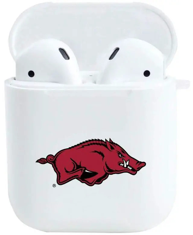 Main image of University of Arkansas - Fayetteville - Airpod Case (TPU), Frosted White, Classic