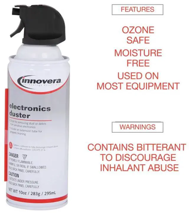 Alt view image 4 of 4 - Can Air, Air Duster, 10oz Can, Can Air Duster for Computer, Compressed Canned Air, Electronic Keyboard Cleaner - 10oz Can - 6 Cans