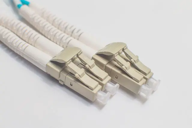 Alt view image 2 of 5 - 30M OM4 LC LC Fiber Optic Cable | AnyAngle Duplex 50/125 LC to LC Multimode Jumper 30 Meter (98.42ft) | Length Options: 1M-30M | Plenum 40/100g qsfp+ 100gbase sr ofnp mmf-lc-lc