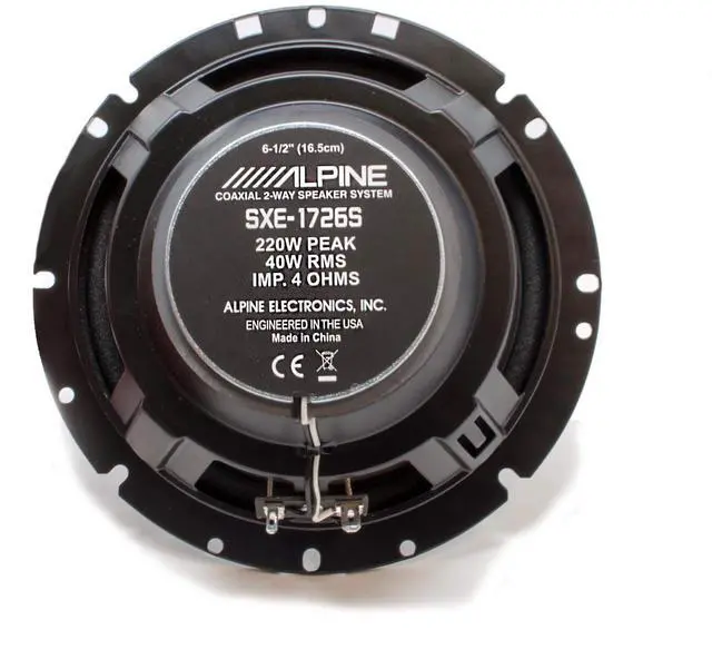 Alt view image 5 of 7 - SXE-1751S 6.5" Component Speakers with SXE-1726S 6.5" Coax Speakers