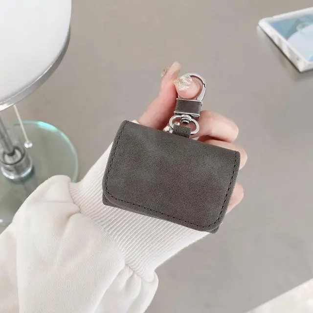 Alt view image 6 of 7 - Compatible with AirPods Pro 3, Fashion Leather Shockproof Accessories Protective Cover Case for AirPods Pro 3 with Keychain-Color#3