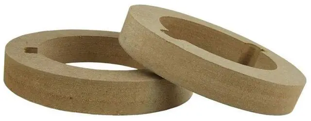 Main image of Custom MDF Tweeter Adapter Rings 2.91" ID x 4.33" OD Car Audio Installation (1 Pair)