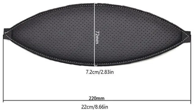 Alt view image 3 of 3 - Memory Foam Replacement Headband for HIFIMAN HE300 HE400 HE400i HE500 HE5 HE6 HE4 HE-5LE HE-5 Headphones, Earmuffs Cups Ear Pads Headband Cover