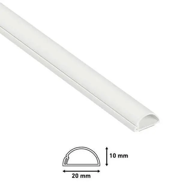 Alt view image 2 of 3 - Micro Cable Raceway - White