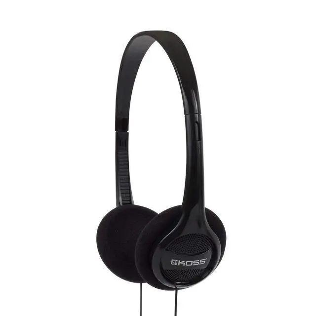 Alt view image 2 of 2 - KPH7 Lightweight Portable On-Ear Headphones Bundle (Black, 5-Pack)