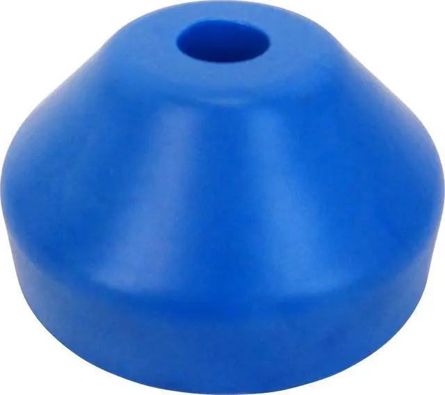 Alt view image 2 of 2 - Blue Plastic 7" 45rpm Vinyl Record Dome Adapter, Quantity 3 (45 rpm)