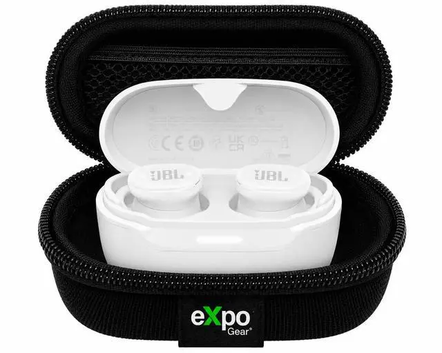 Alt view image 2 of 7 - Endurance Race 2 True Wireless Sports Earbuds (White) with Expo Gear Weather-Resistant Protective Hard-Shell Case