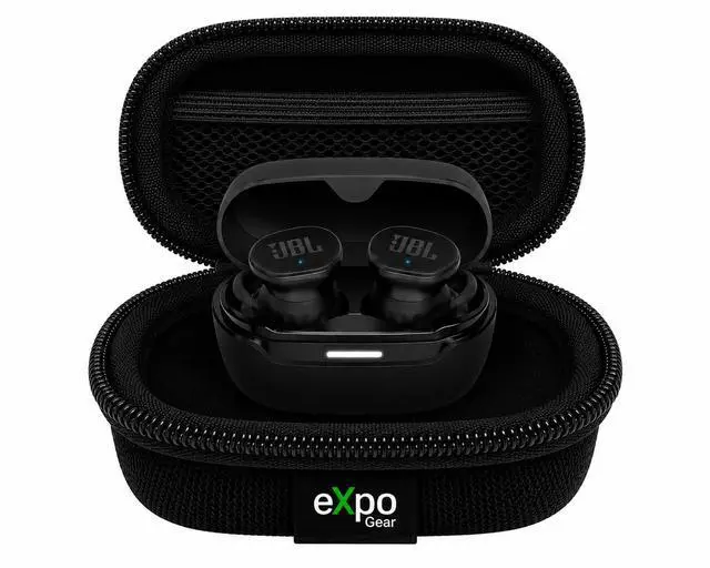 Alt view image 2 of 7 - Endurance Race 2 Case Bundle (Black) True Wireless Sport Earbuds with Expo Gear Weather-Resistant Hard-Shell Case