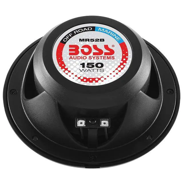 Alt view image 3 of 4 - MR52B 5.25 Inch Marine Speakers (Pair), 150 Watts, 2 Way