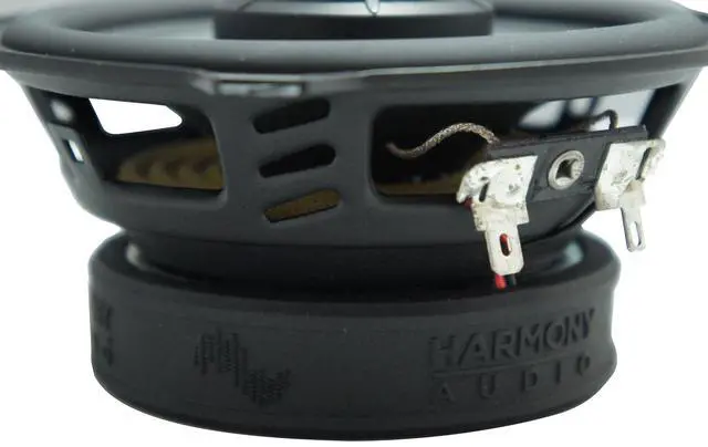 Alt view image 4 of 5 - 5.25" 5-1/4 Inch Car Speakers 250W Carbon Pair with Grills | 250 watt coaxial door replacement set, factory sound upgrade, protective covers included, front or rear deck install