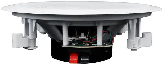 Alt view image 5 of 7 - HC85-16 White 8" 16-Ohm in-Ceiling Home Theater Speakers, 6-Pack | 700W Peak/240W RMS, 2-Way, 8" Woofer, 1/2" Mylar Tweeter, Swivel Tweeter, 40Hz-20kHz, Paintable Grills, Rubber Surround