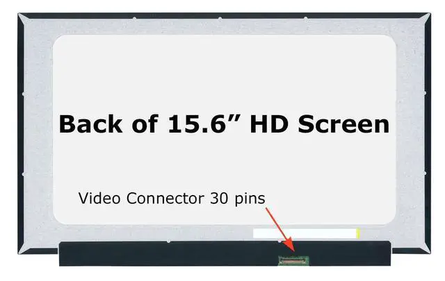 Alt view image 2 of 6 - New Screen Replacement for HP M31097-001 | Matte HD 1366x768 LCD LED Display with Tools and Tape