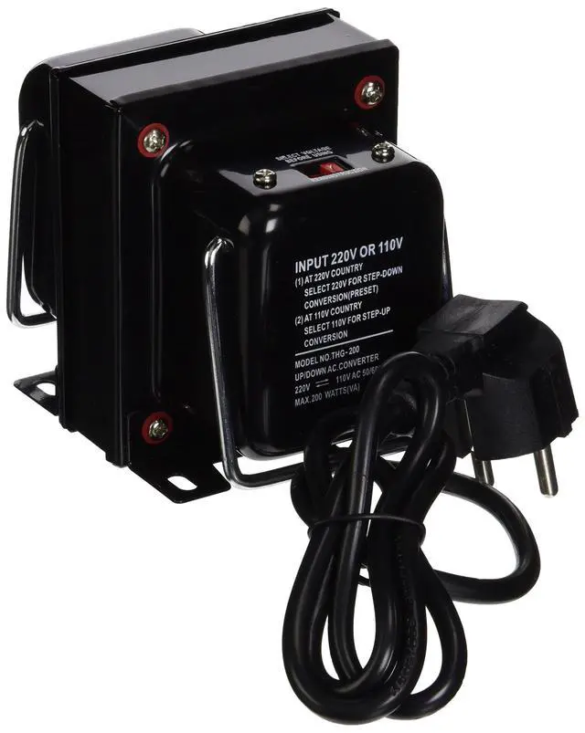 Alt view image 2 of 2 - 4000 Watt Step Up & Down Voltage Converter Transformer for Conversion Between 110 Volt and 220V / 240 Volt Worldwide Use (THG-4000(2-Way) (200 Watt)