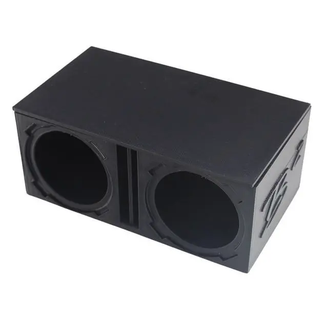 Alt view image 4 of 6 - Dual Ported 3D-Printed Subwoofer Enclosure Rampage RC2 (B2-DUALVRC2-BK)