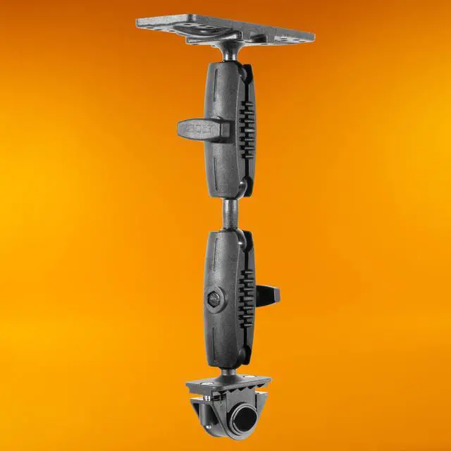 Alt view image 2 of 7 - Bizmount Dual Fish Finder Handlebar Mount for Kayaks & Watersports