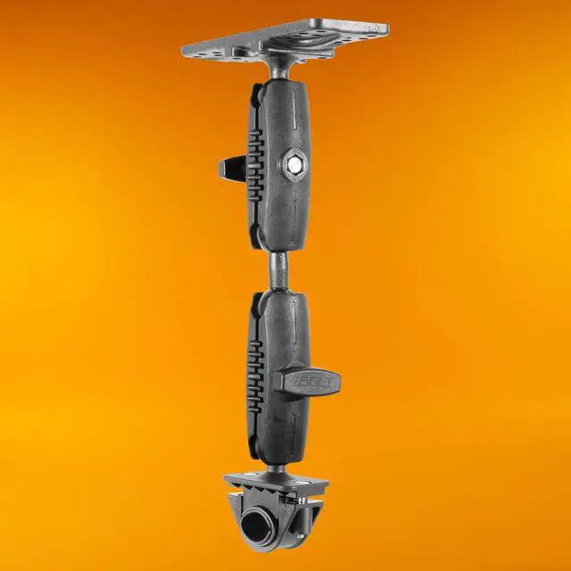 Alt view image 3 of 7 - Bizmount Dual Fish Finder Handlebar Mount for Kayaks & Watersports