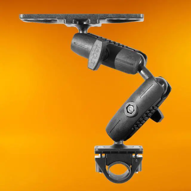 Alt view image 4 of 7 - Bizmount Dual Fish Finder Handlebar Mount for Kayaks & Watersports