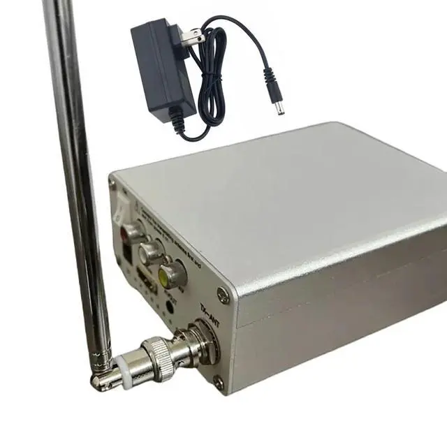 Alt view image 3 of 6 - VHF UHF Analog TV Transmitter with Antenna, HDMI Modulator RF Converter RCA Coaxial Composite Adapter