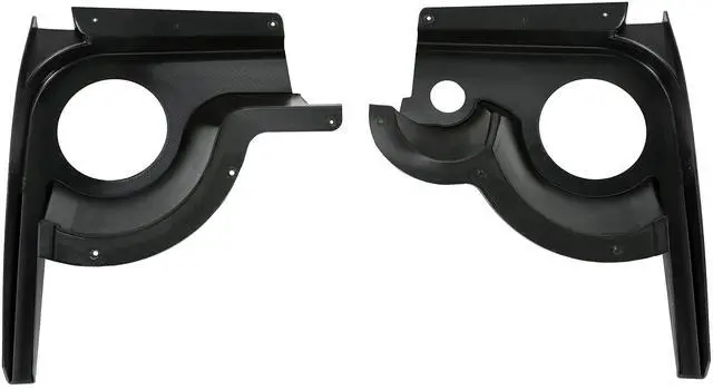 Alt view image 4 of 7 - Speaker Pods Compatible with 1994-2023 EZGO TXT Replacement for 627153 Golf Cart Black Texture Pair ABS Speaker Stands