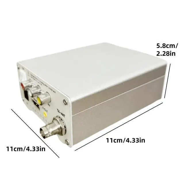 Alt view image 5 of 6 - VHF UHF Analog TV Transmitter with Antenna, HDMI Modulator RF Converter RCA Coaxial Composite Adapter