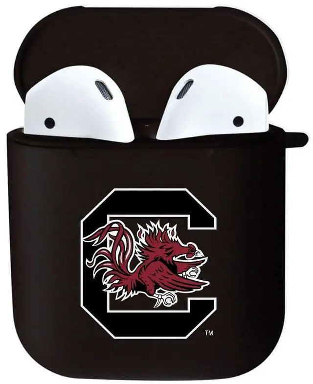 Alt view image 3 of 3 - Officially Licensed University of South Carolina Airpods Case, Compatible with Apple AirPods 3rd Gen (TPU), Wireless Charging, Earbuds Case, Classic, White